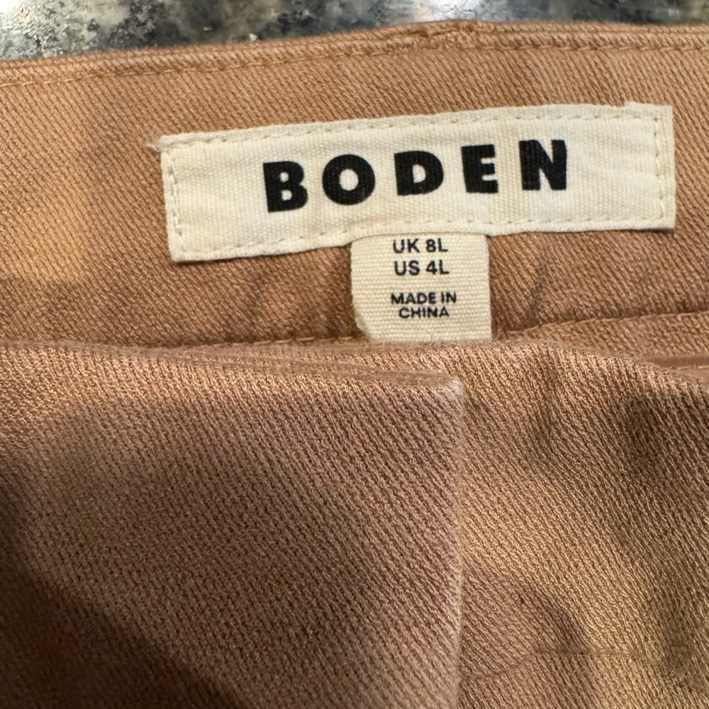 Boden Women’s Brown Trousers Size 4L Workwear - Picture 3 of 4
